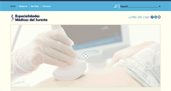 Desktop Screenshot of clinicadeultrasonido.com
